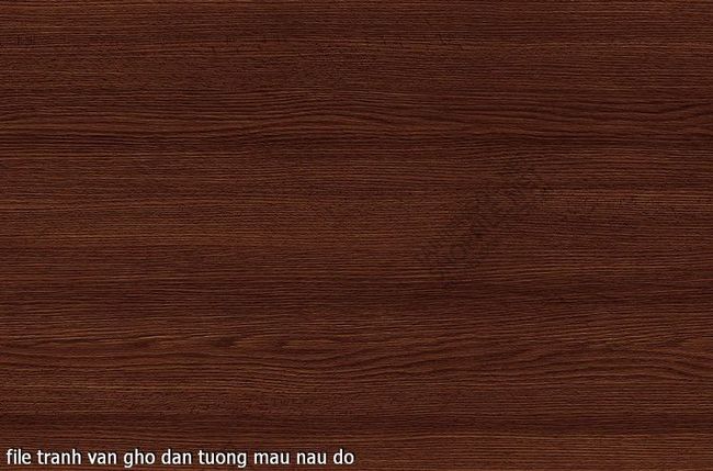 file tranh van gho dan tuong mau nau do